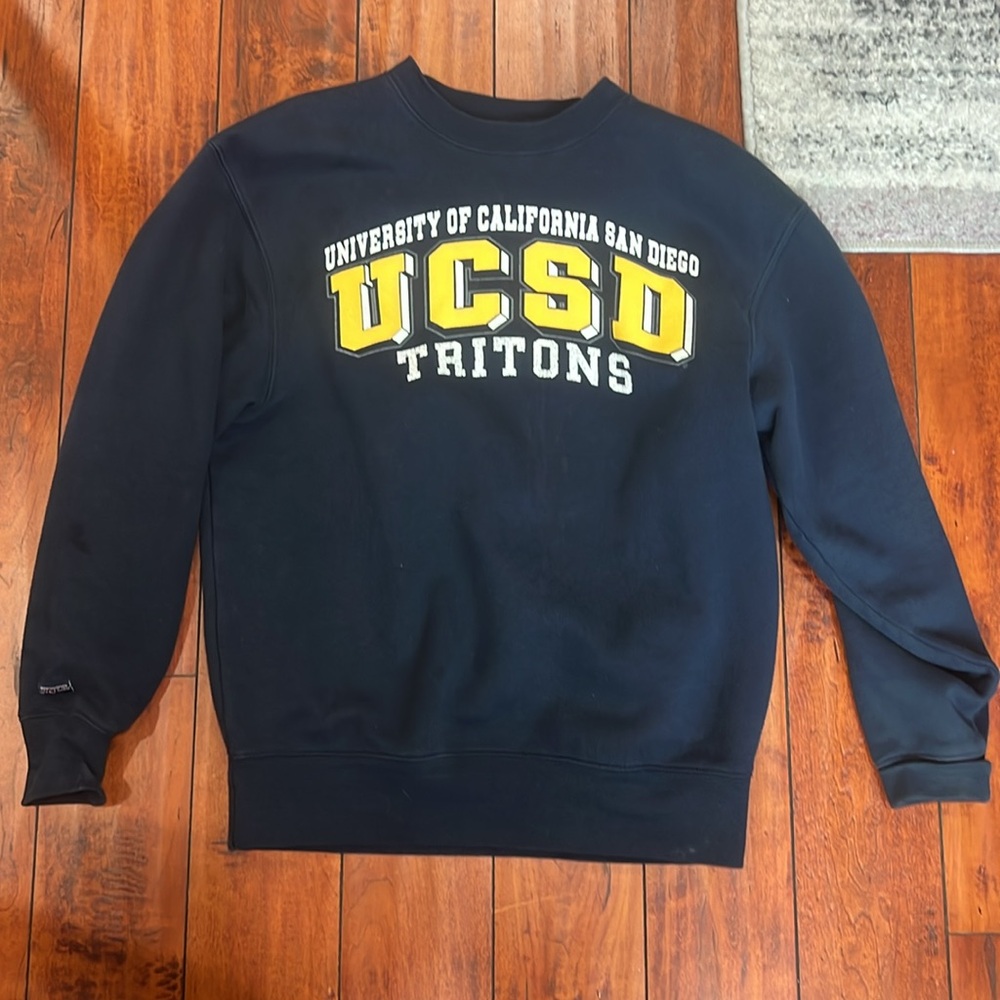 Unisex UCSD Tritons Navy Sweatshirt Crewneck